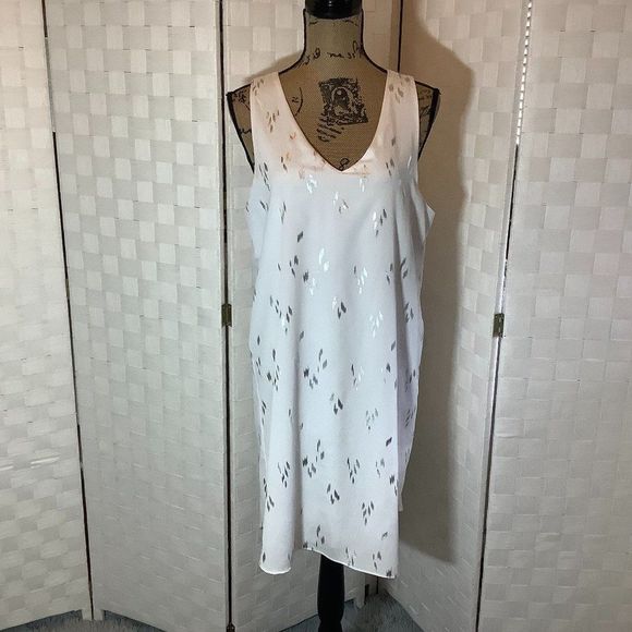 NWT Gianni Bini white dress size large - Picture 1 of 8
